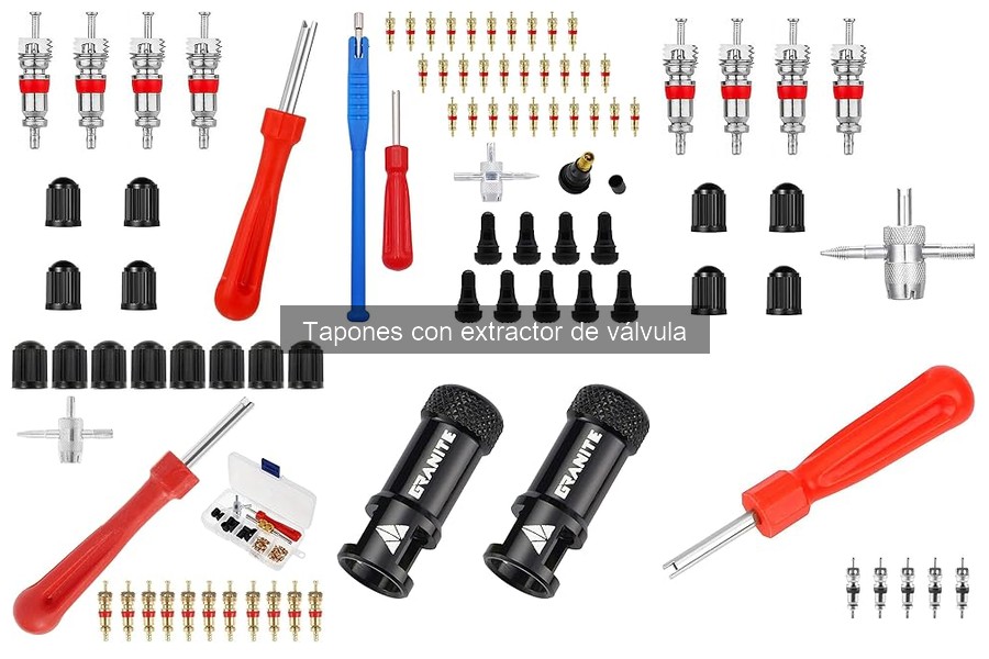 Mejores tapones con extractor de válvula para coches deportivos