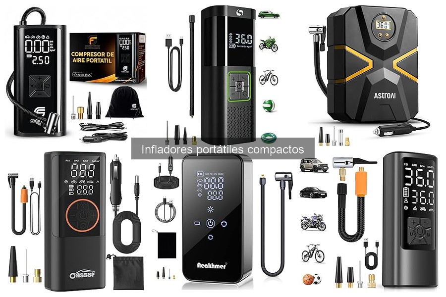 Ofertas en infladores portátiles compactos al mejor precio