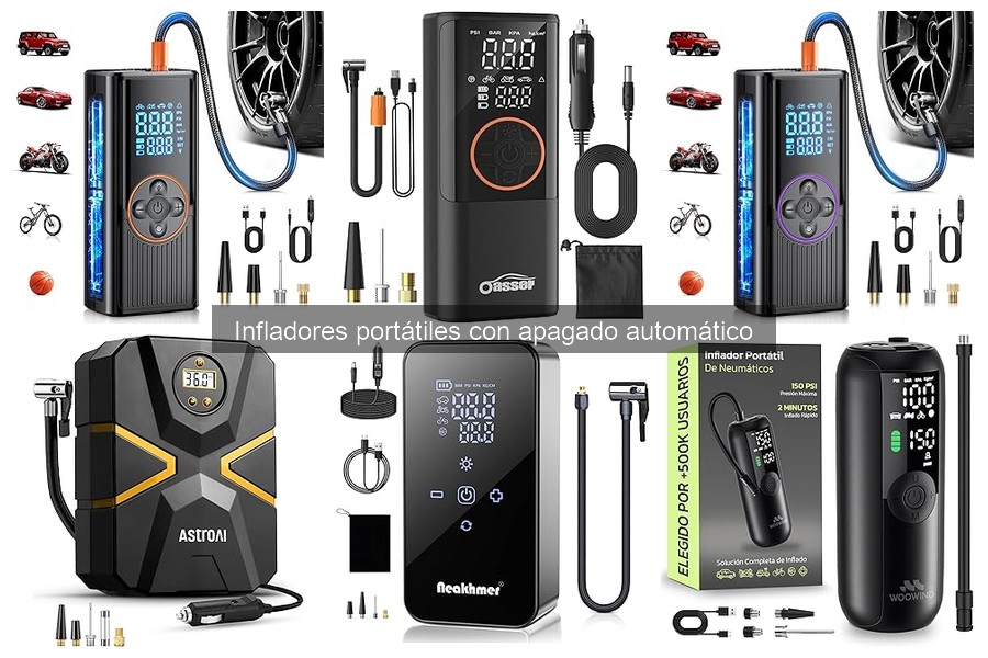 Opiniones de Infladores Portátiles con Apagado Automático