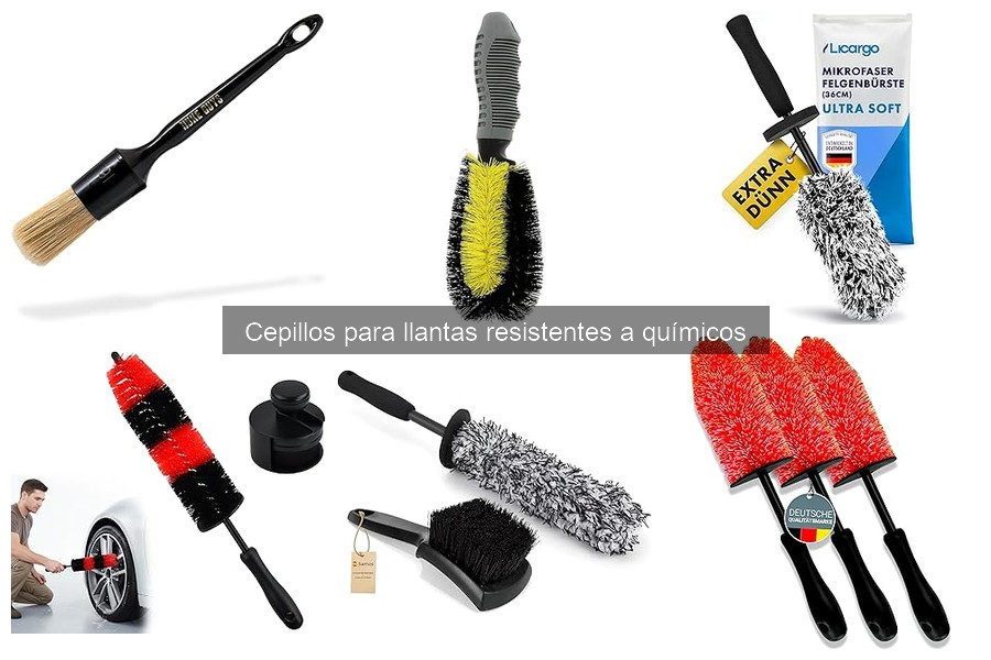 Opiniones sobre cepillos para llantas resistentes a químicos