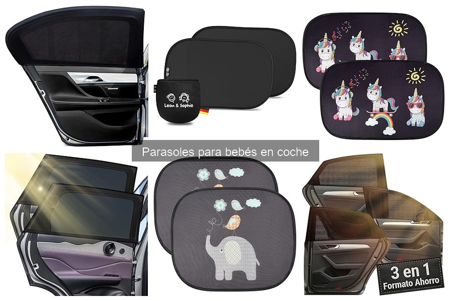 Opiniones sobre parasoles para bebés en coche: Reseñas reales