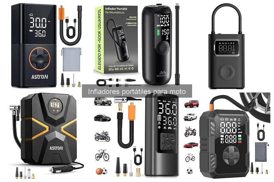 Precio promedio de infladores portátiles para moto