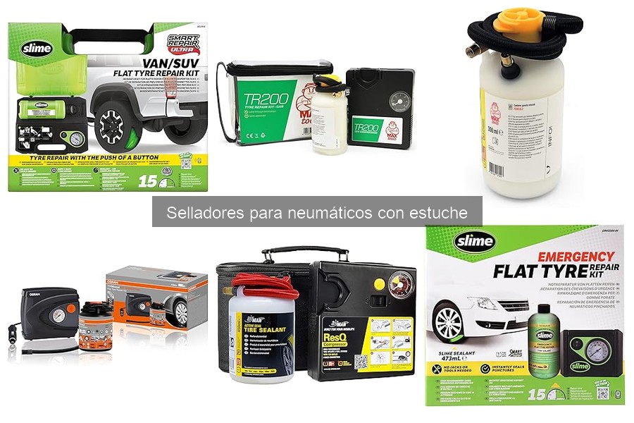 Precios de selladores para neumáticos con estuche: guía completa