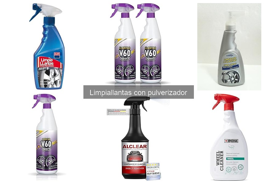 Problemas comunes al usar limpiadores de llantas en pulverizador