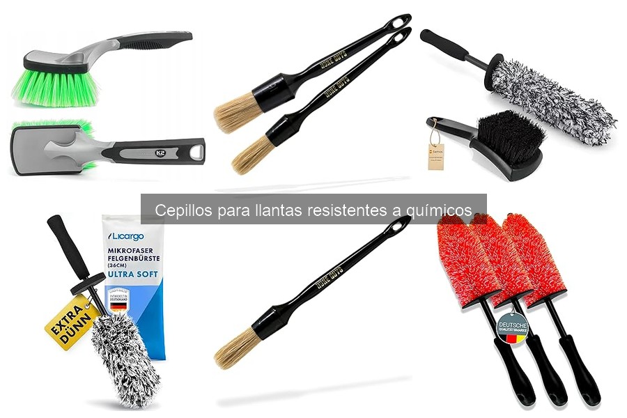 Problemas comunes con cepillos para llantas resistentes a químicos