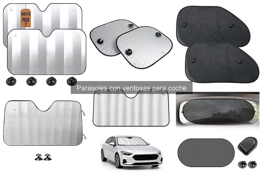 Problemas comunes de parasoles con ventosas para coche