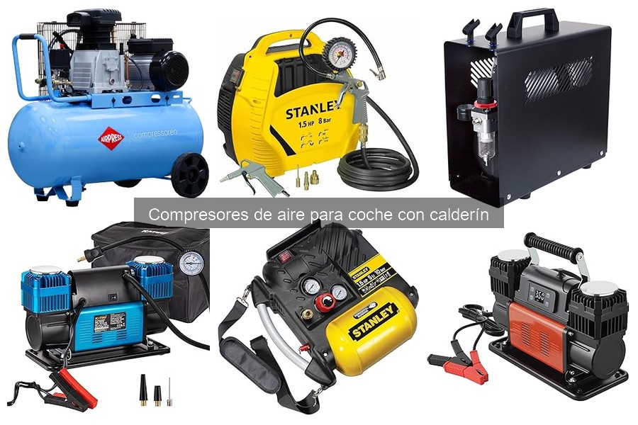 ¿Qué es un compresor de aire para coche con calderín?