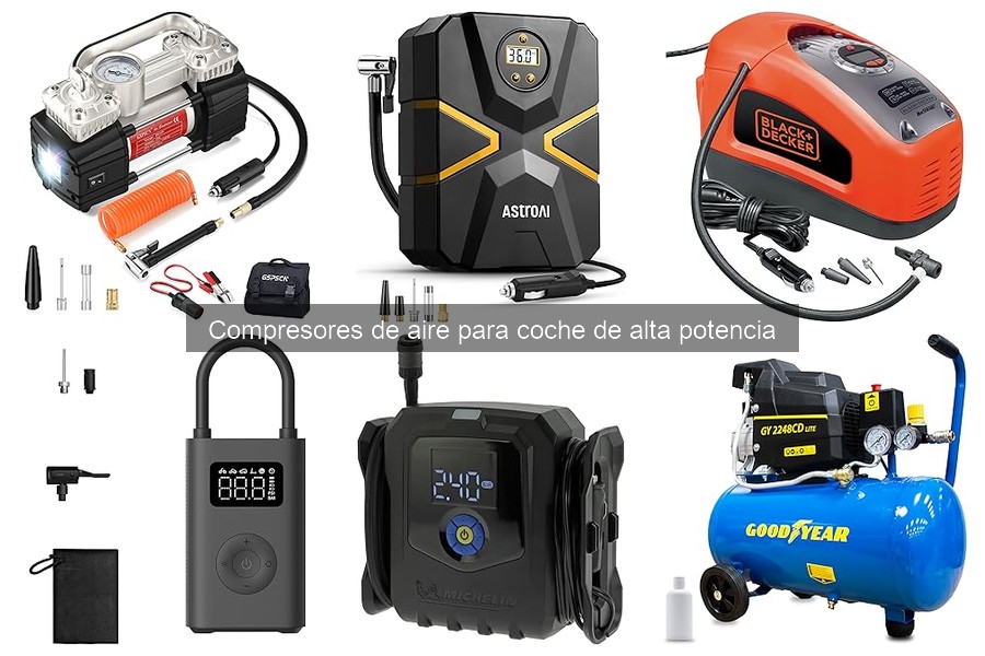 ¿Qué es un compresor de aire para coche de alta potencia?