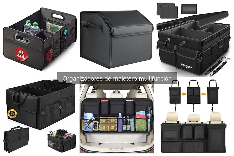 ¿Qué es un organizador de maletero multifunción?