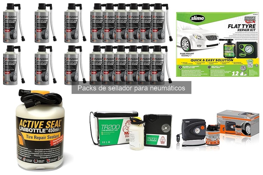¿Qué es un pack de sellador para neumáticos? Descubre su uso