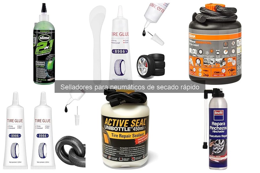 ¿Qué es un sellador para neumáticos de secado rápido?