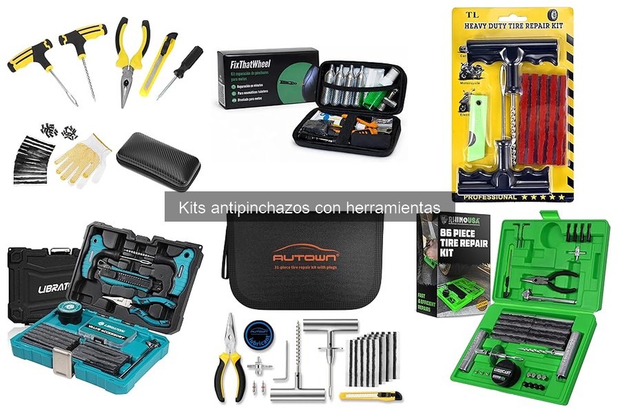 ¿Qué hacer si un kit antipinchazos no repara el pinchazo?