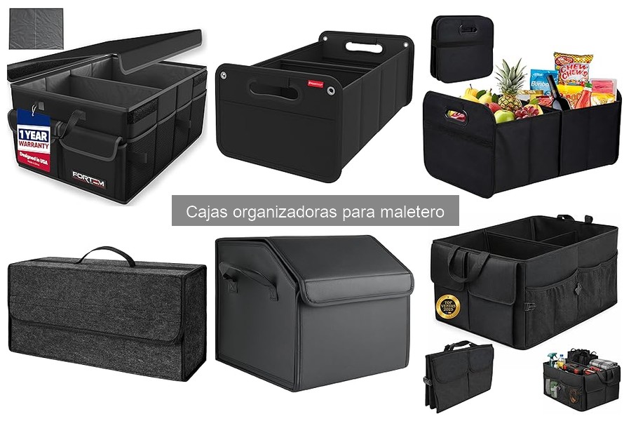 ¿Qué son las cajas organizadoras para maletero? Explicación