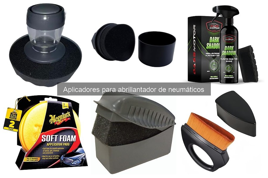 Qué son los aplicadores para abrillantador de neumáticos