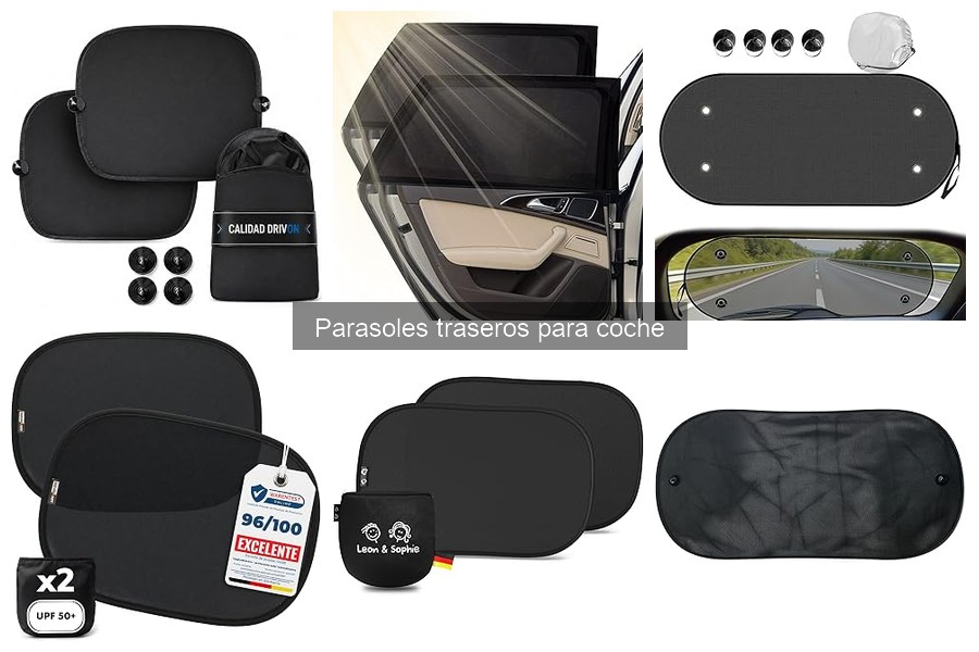 ¿Qué son los parasoles traseros para coche? Descubre su función