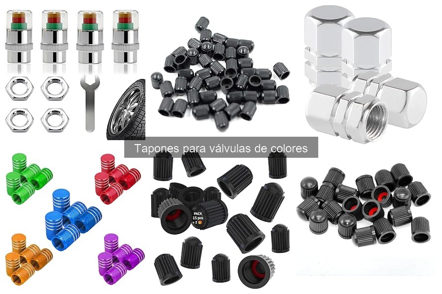 ¿Qué son los tapones para válvulas de colores? Funciones y Usos