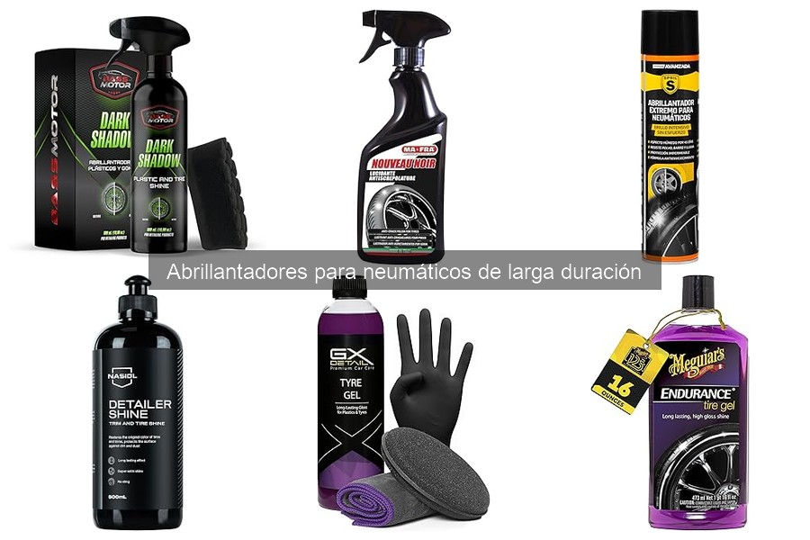 Reseñas de usuarios sobre abrillantadores para neumáticos duraderos