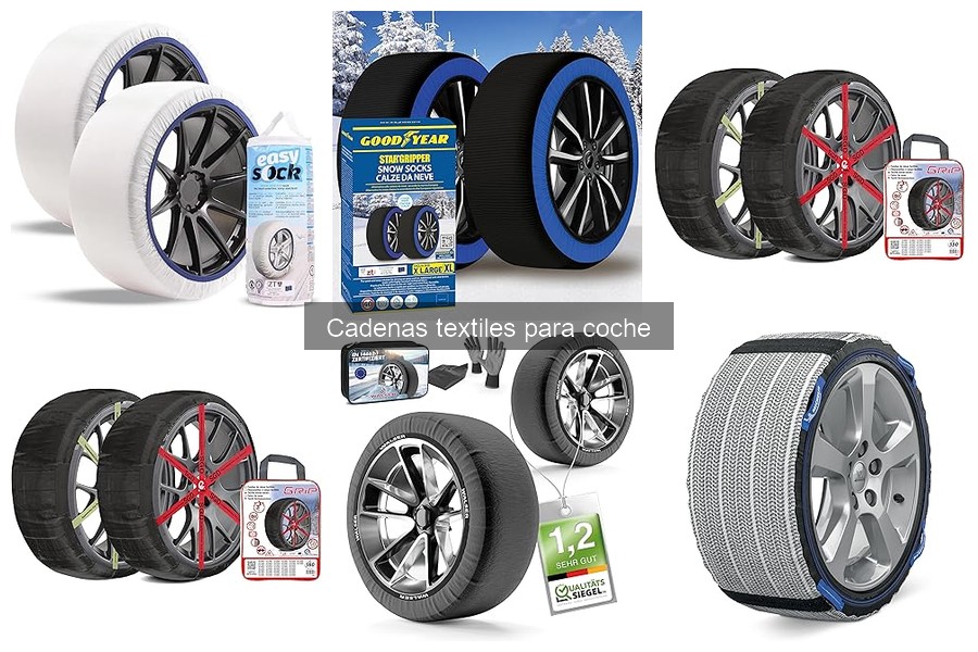 Seguridad de cadenas textiles para coche en condiciones extremas