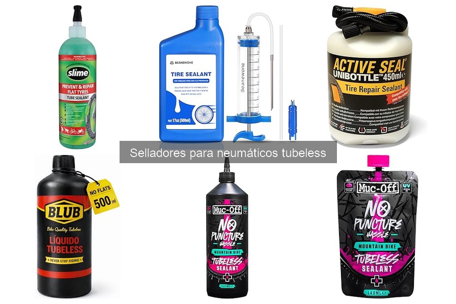 Selladores tubeless ecológicos: opciones y beneficios