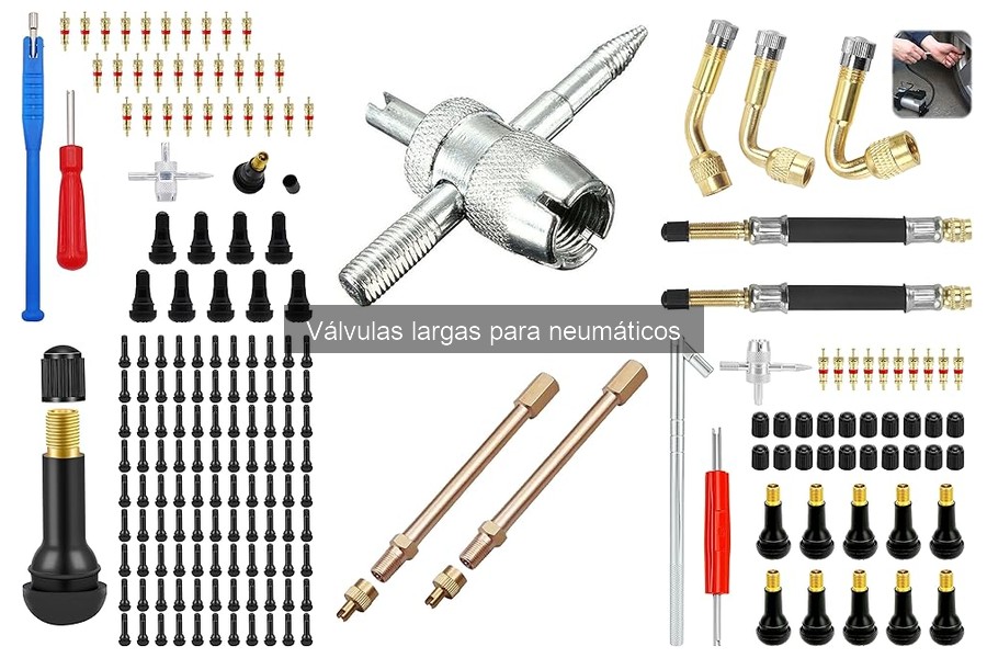 Soluciones para fugas en válvulas largas de neumáticos