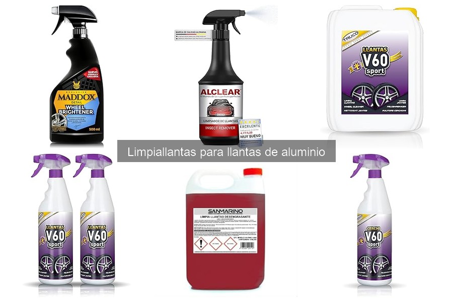 ¿Son seguros los limpiadores para llantas de aluminio?