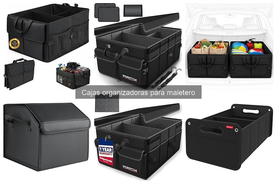 Tipos de cajas organizadoras para maletero: Guía completa