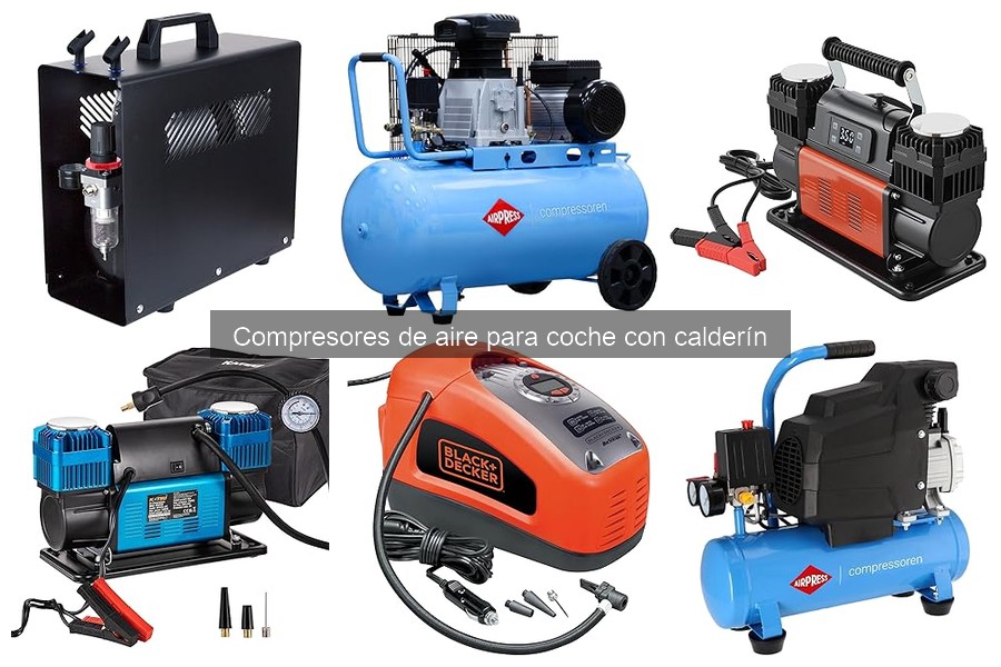Tipos de compresores de aire para coche con calderín