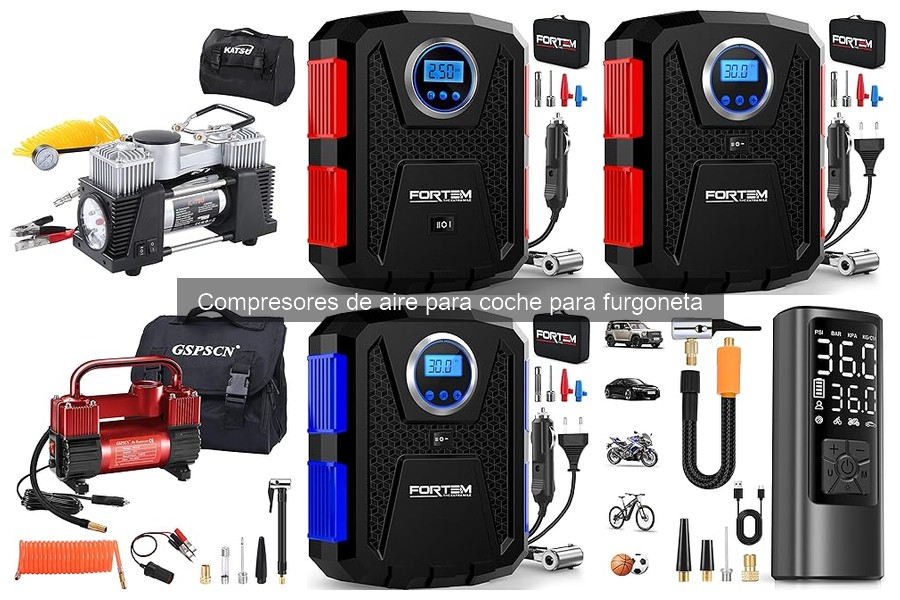 Tipos de compresores de aire para furgonetas: Guía completa