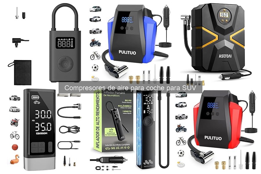 Tipos de compresores de aire para SUV: Guía completa