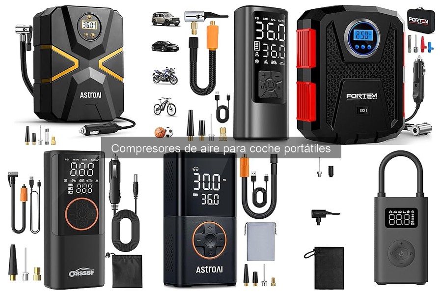** Tipos de compresores de aire portátiles para coche: guía completa