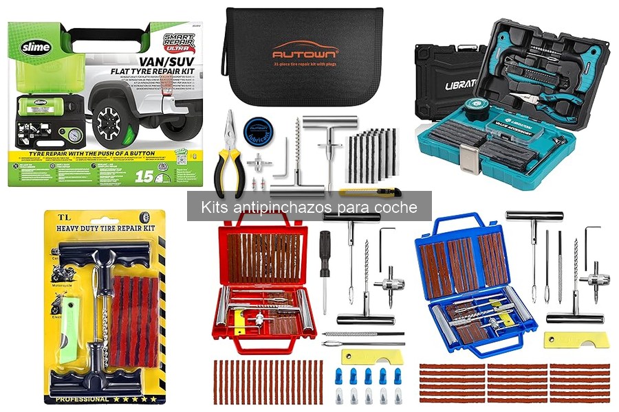 Tipos de Kits Antipinchazos para Coche: Guía Completa