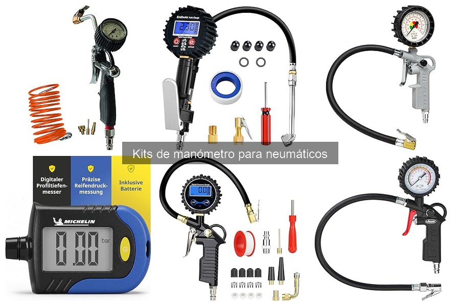 Tipos de kits de manómetros para neumáticos: guía completa