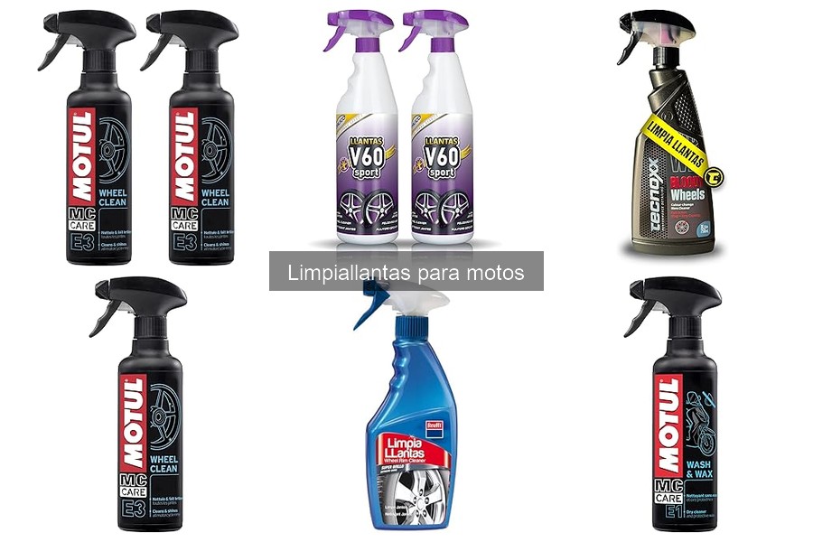 Tipos de limpiallantas para motos: guías y características