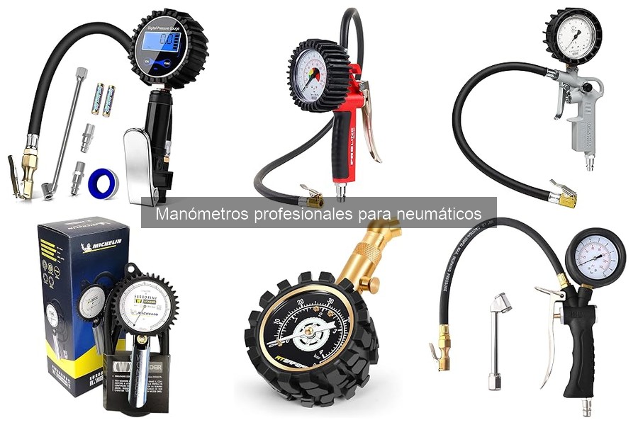 Tipos de manómetros para neumáticos: guía completa