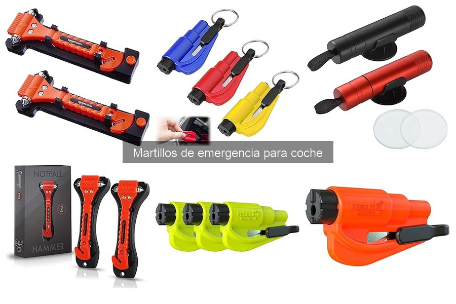 Tipos de martillos de emergencia para coche: guía completa