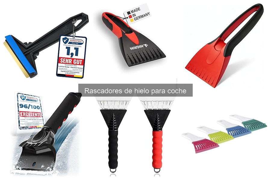 Tipos de rascadores de hielo para coche: ¿Cuál elegir?