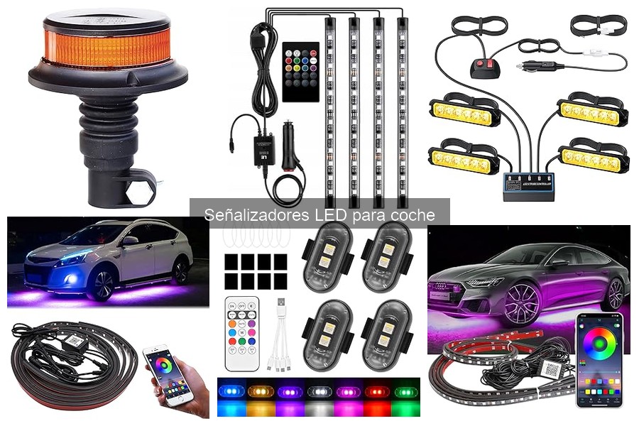 Tipos de señalizadores LED para coche: guía completa