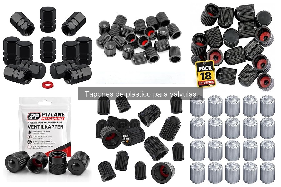 Tipos de tapones de plástico para válvulas: guía completa