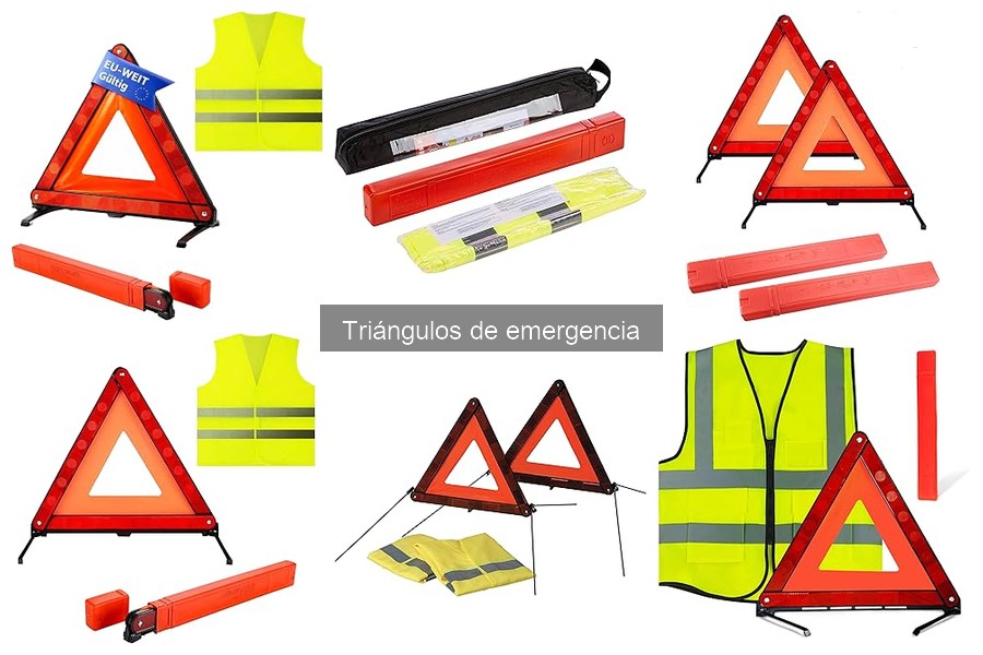 Tipos de triángulos de emergencia: características y usos