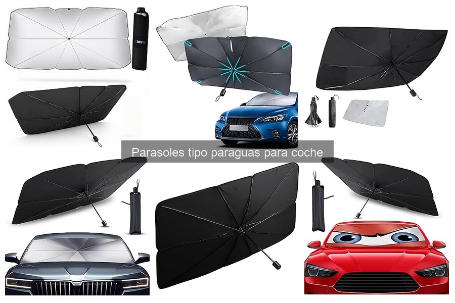 Todo sobre parasoles tipo paraguas para coche