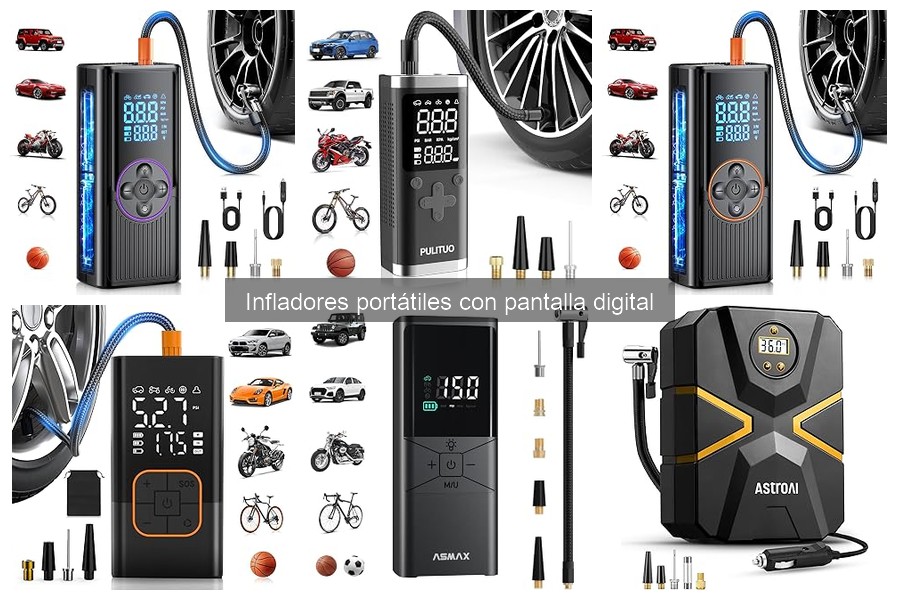 Ventajas de un Inflador Portátil con Pantalla Digital