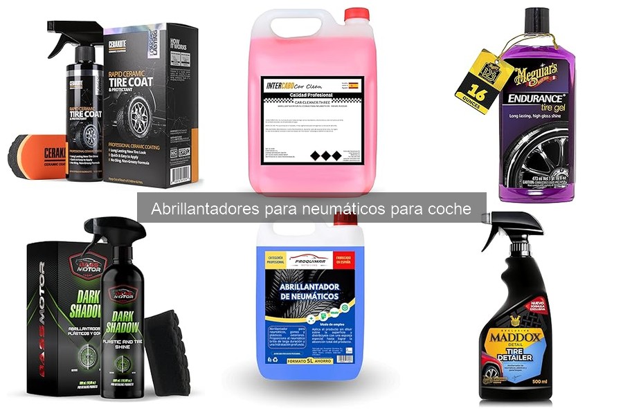Ventajas de usar abrillantadores para neumáticos de coche