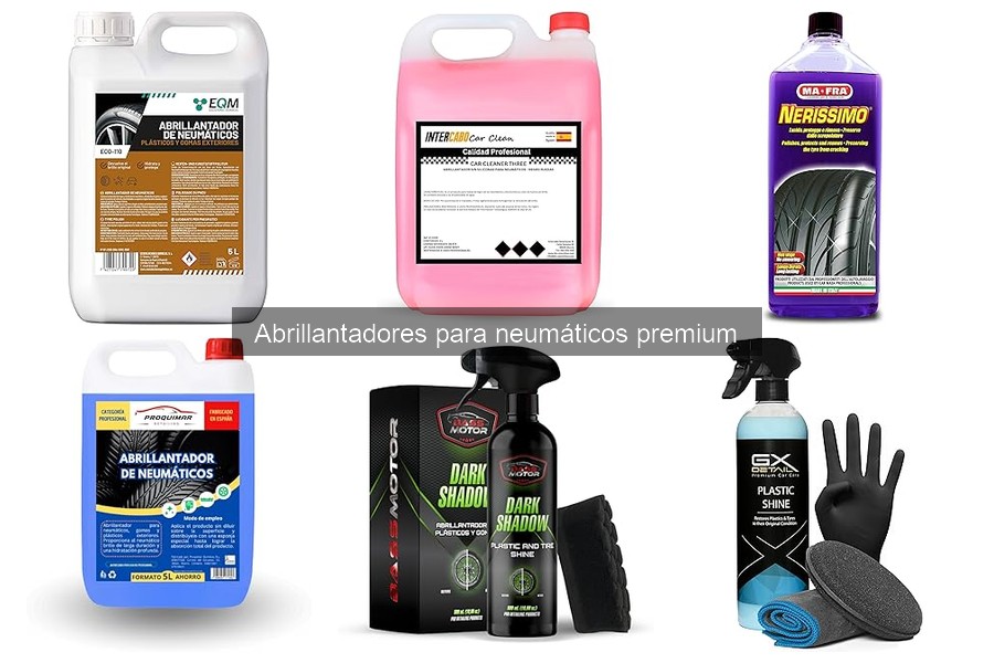 Ventajas de usar abrillantadores para neumáticos premium