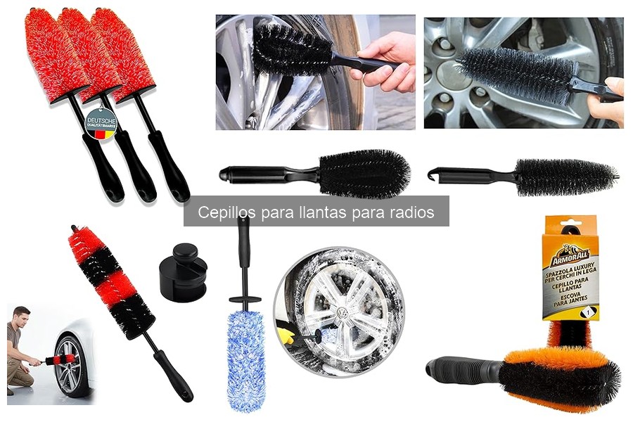 Ventajas de usar cepillos para llantas de radios en tu coche