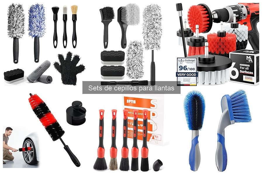 Ventajas de Usar un Set de Cepillos para Llantas
