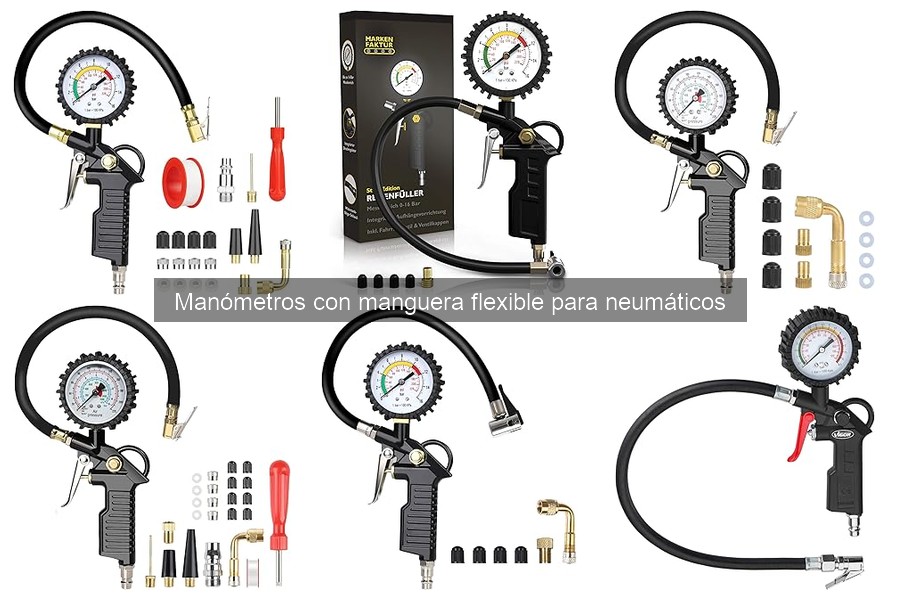Ventajas del Manómetro con Manguera Flexible para Neumáticos
