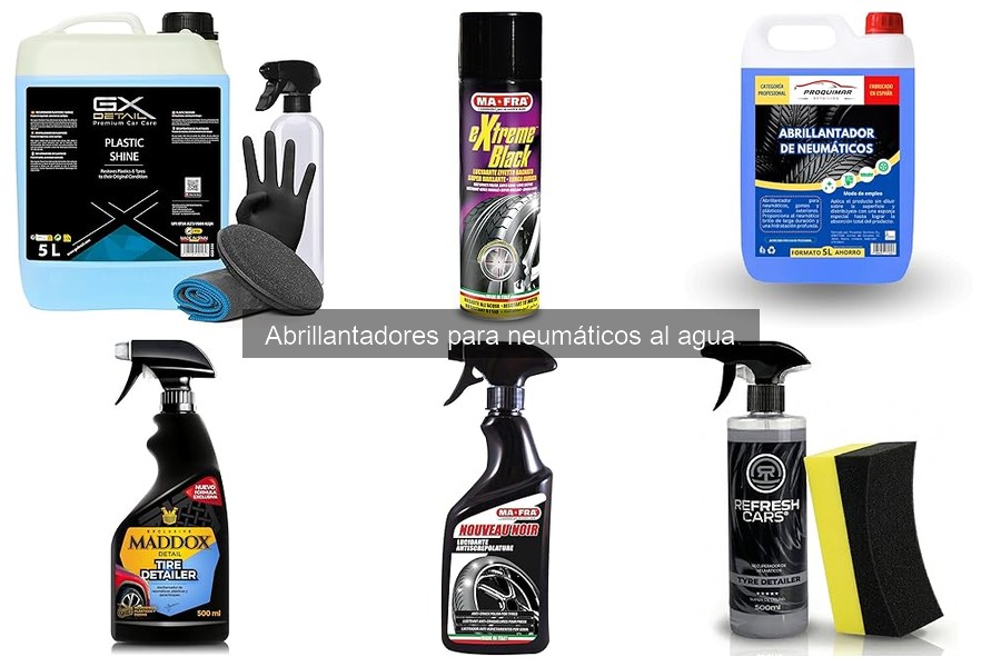 Ventajas y Desventajas de Abrillantadores para Neumáticos al Agua