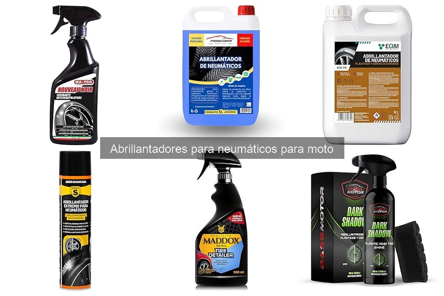 Ventajas y desventajas de abrillantadores para neumáticos