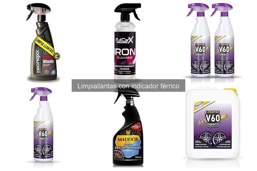 Ventajas y desventajas de limpiadores de llantas férricos