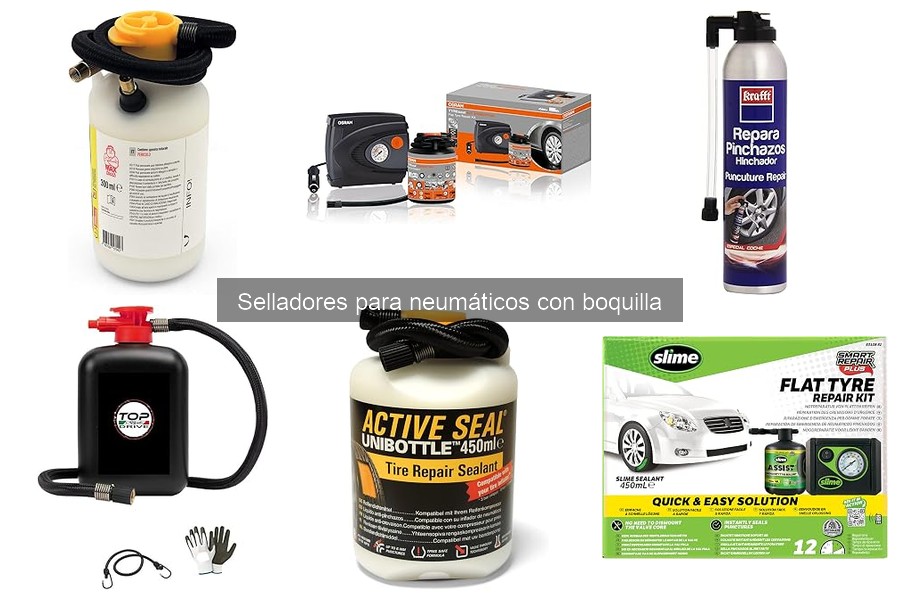 ** Ventajas y desventajas de los selladores para neumáticos con boquilla